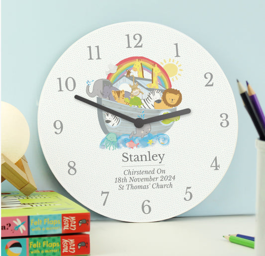 Personalised Noah's Ark Clock