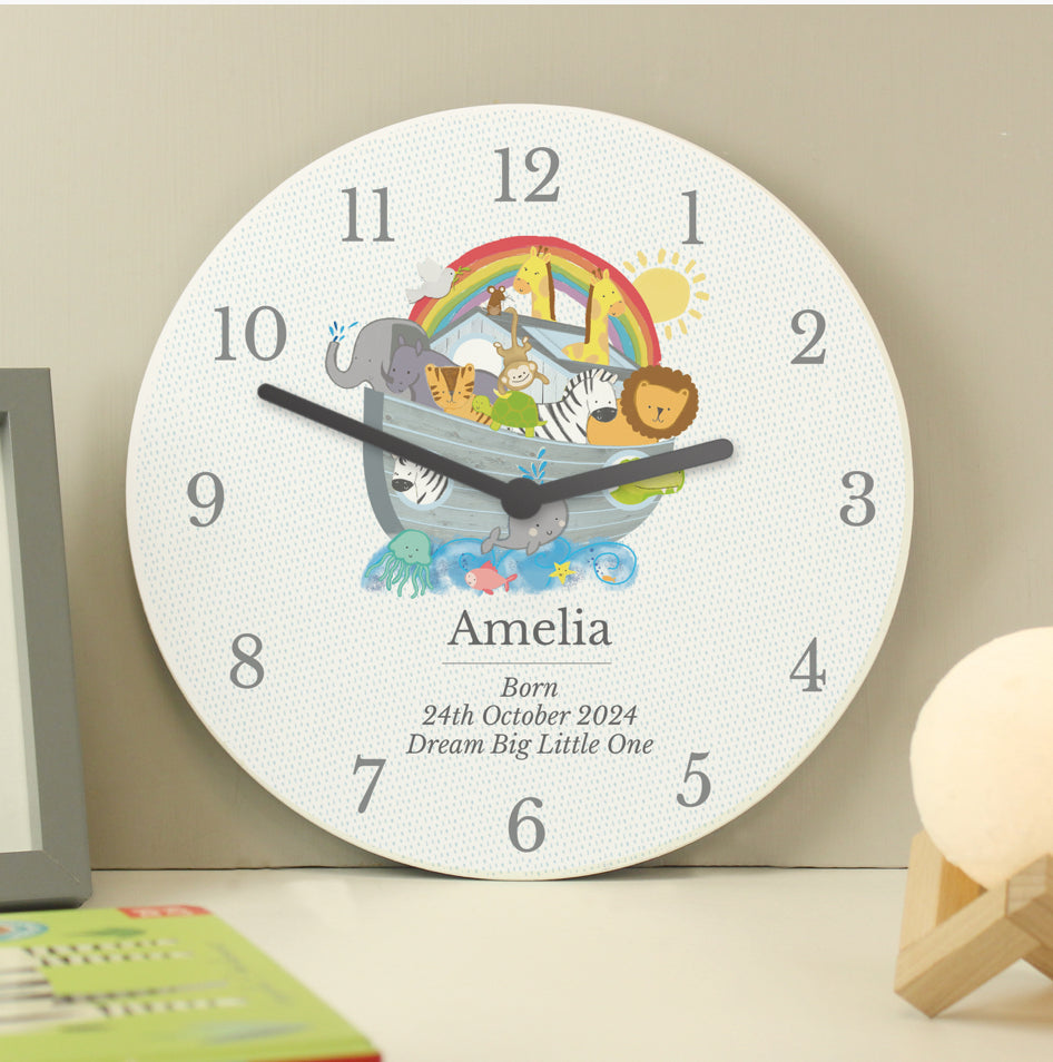 Personalised Noah's Ark Clock