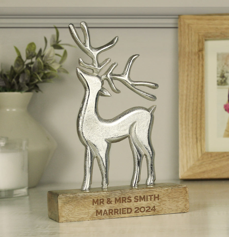 Personalised Stag Ornament