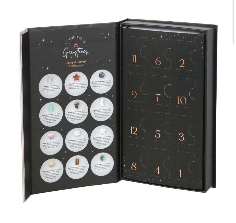 12 Days of Christmas Shaped Crystal Advent Calendar