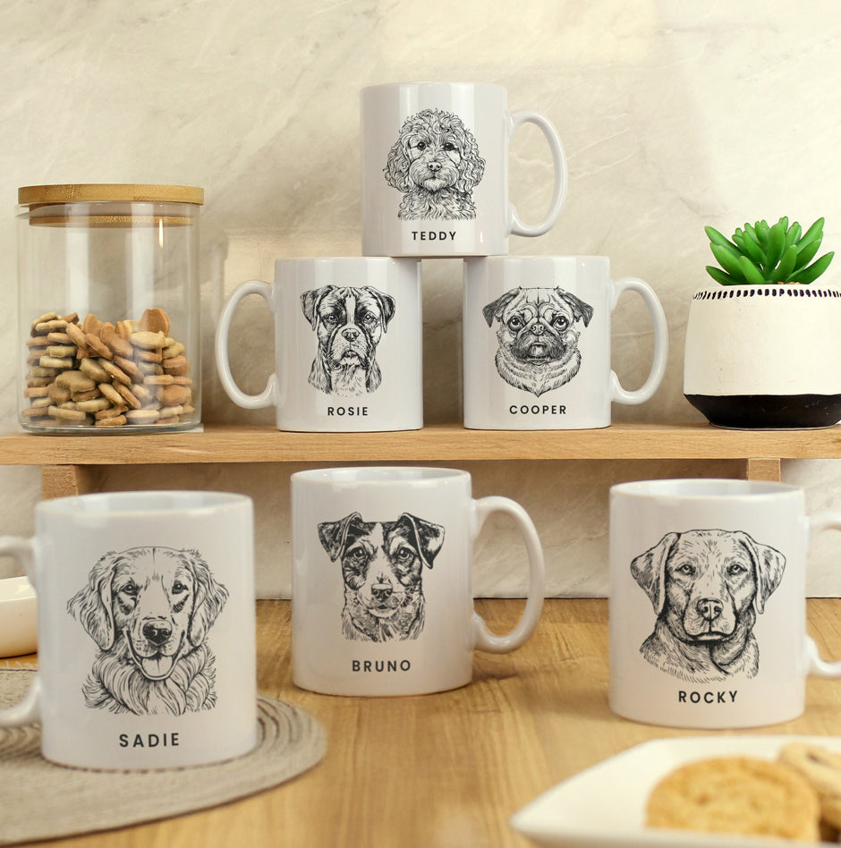 Personalised Dog Breed Mug