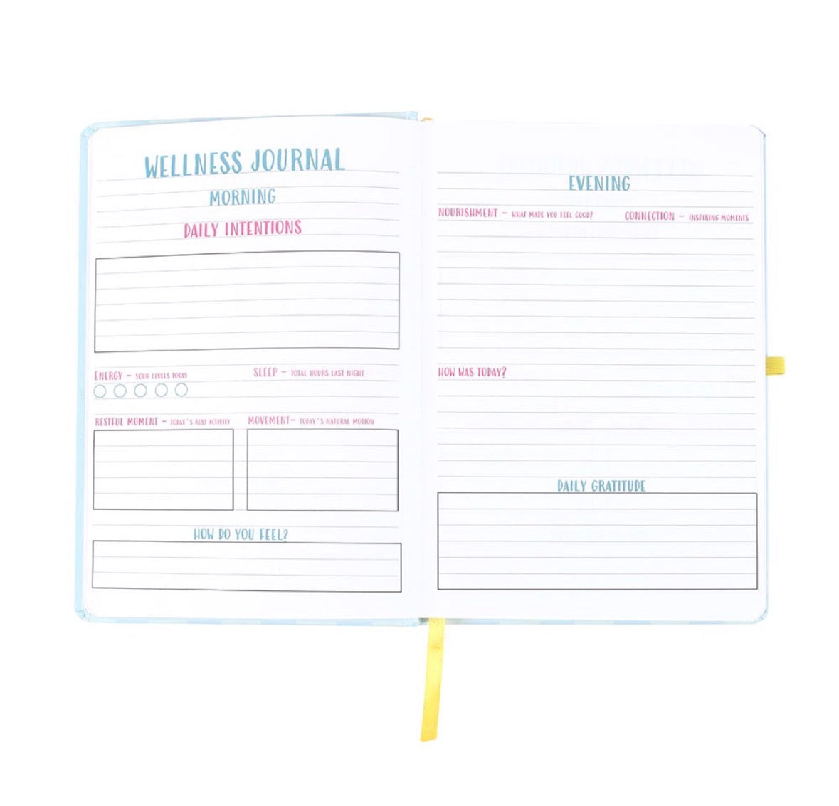 Be Kind to Your Mind A5 Wellness Journal with Citrine Pen