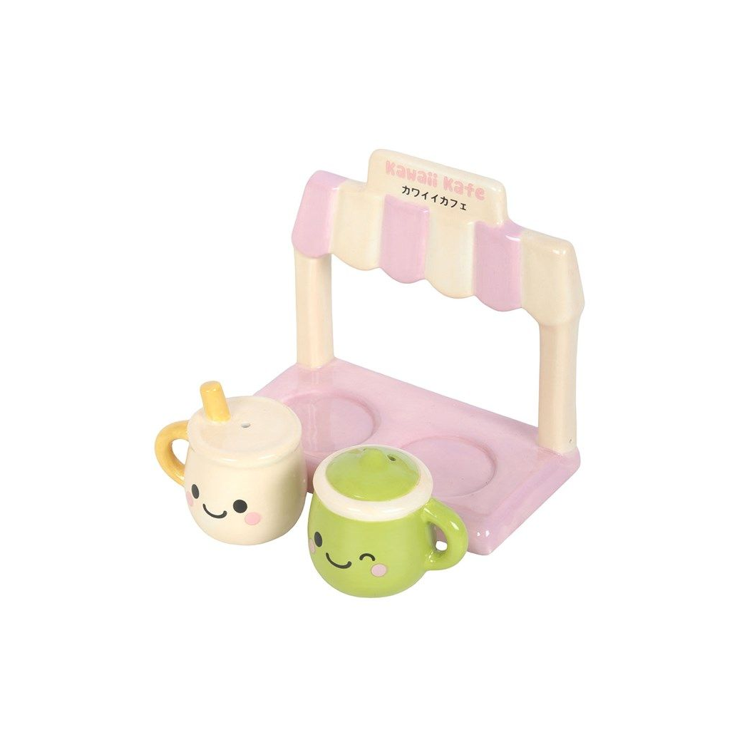 Kawaii Latte Salt and Pepper Shakers
