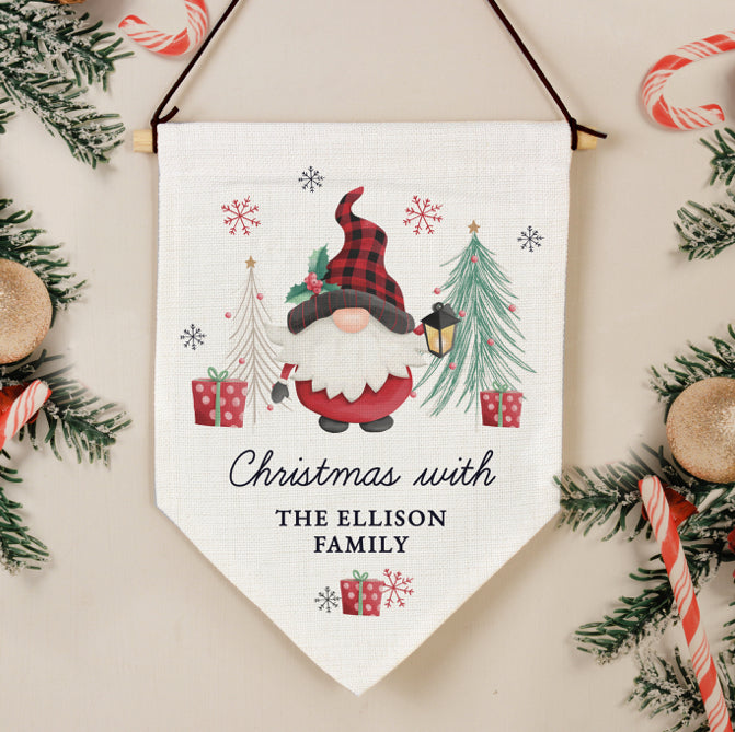 Personalised Gonk Hanging Pendant Christmas Decoration