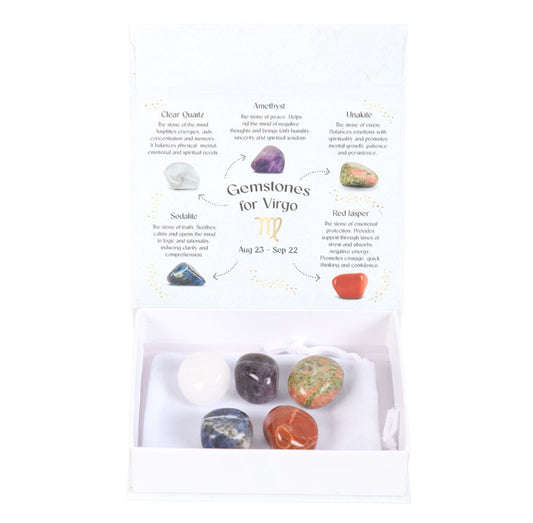 Virgo Crystal Tumblestone Set
