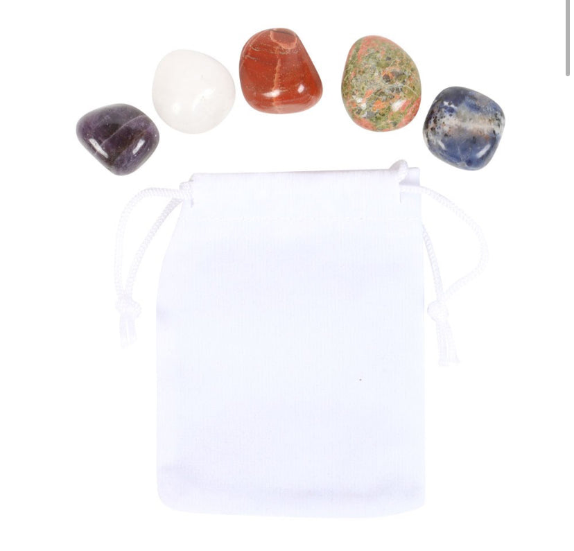 Virgo Crystal Tumblestone Set