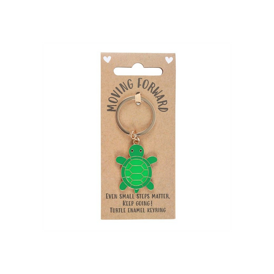 Moving Forward Turtle Keyring