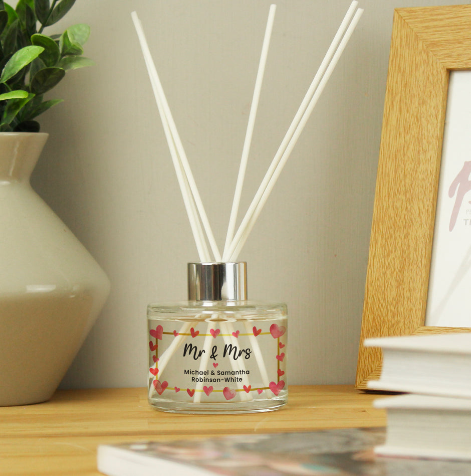 Personalised Hearts Diffuser