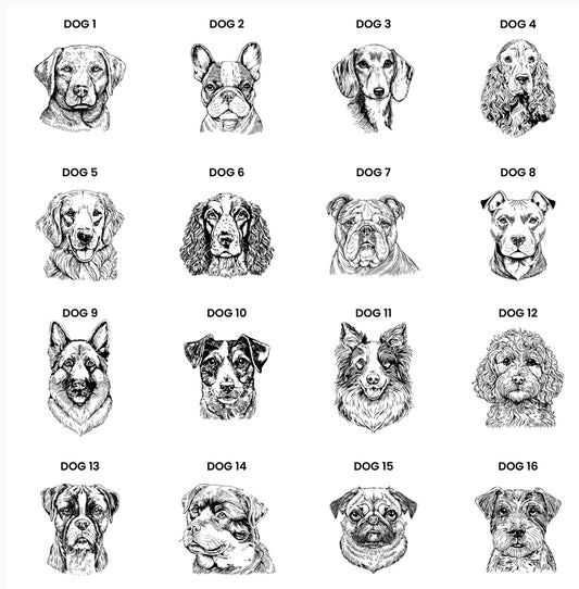 Personalised Dog Breed Food Mat