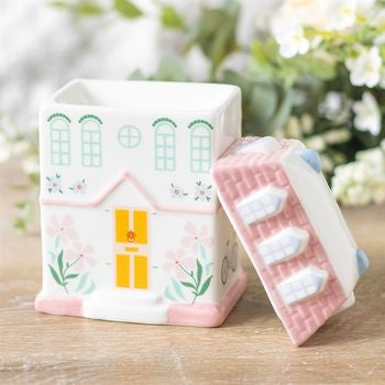 Pastel House Shaped Ceramic Oil Burner and Wax Warmer(18/36)