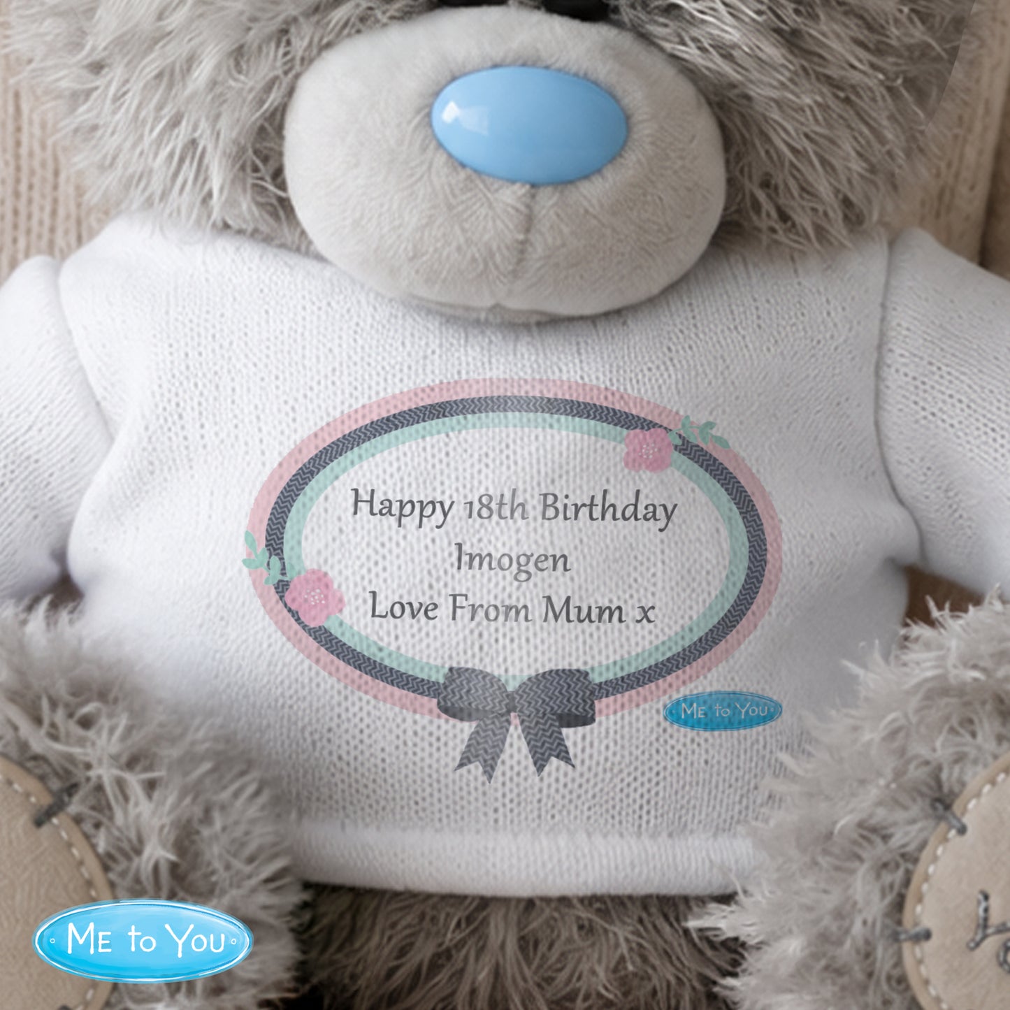 Personalised Me To You Bear Pastel Polka Dot