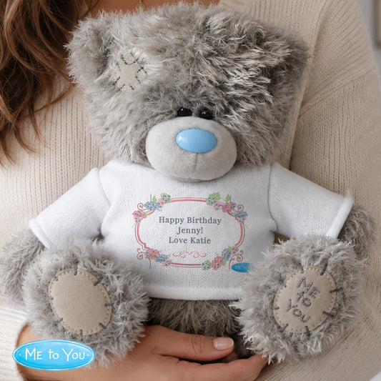 Personalised Me To You Bear 'Floral'