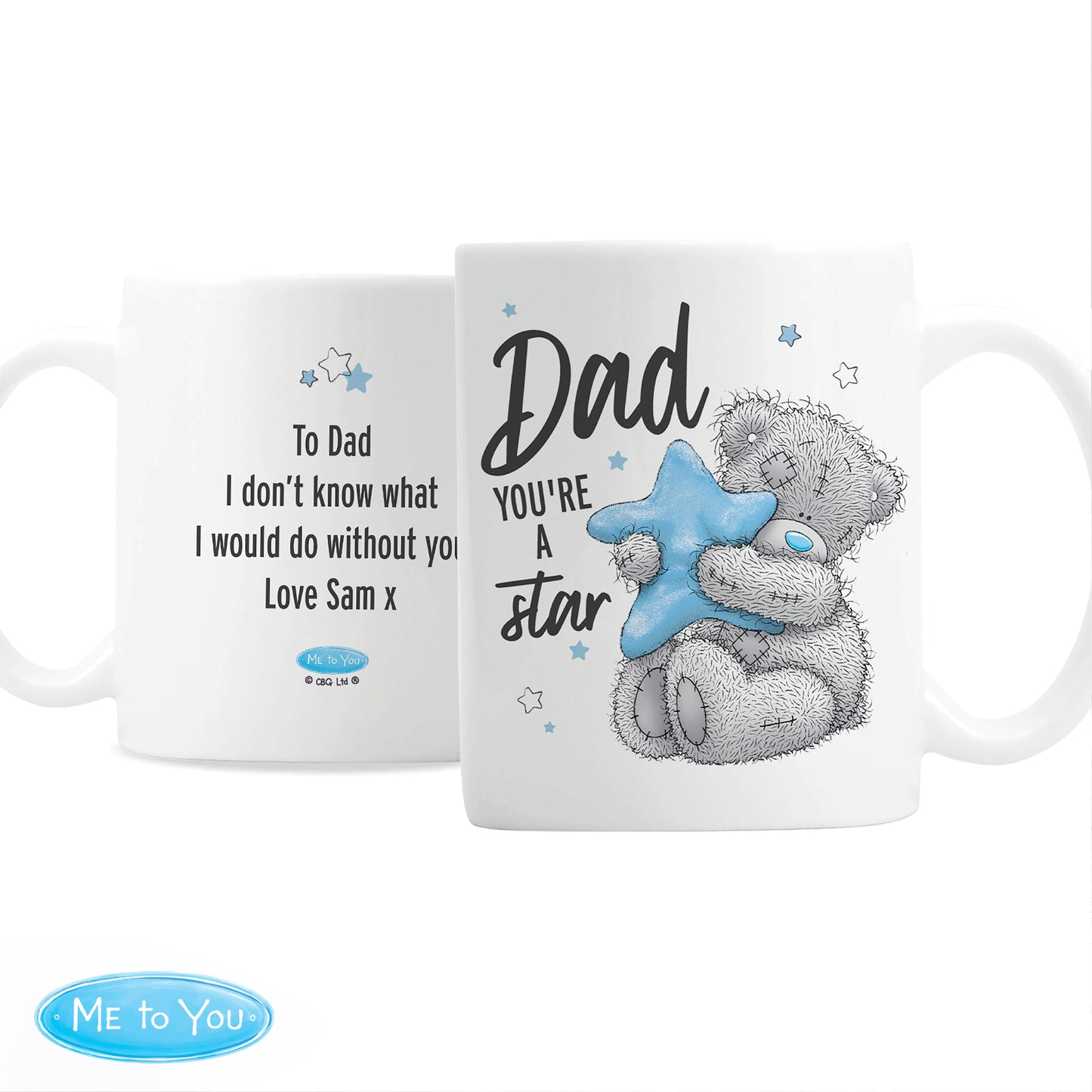 Personalised Me To You Dad You're A Star Mug
