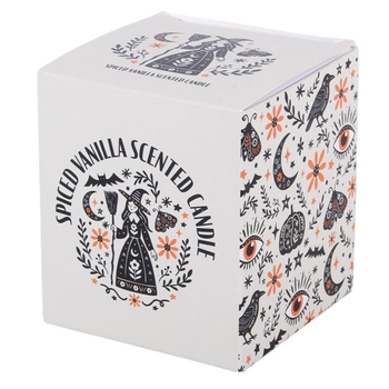 Frightful Folk Print Spiced Vanilla Scented Candle