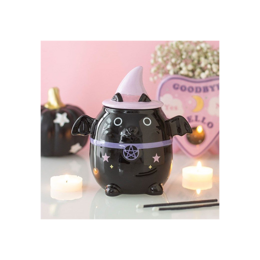 Pastel Bat Cat Oil Burner