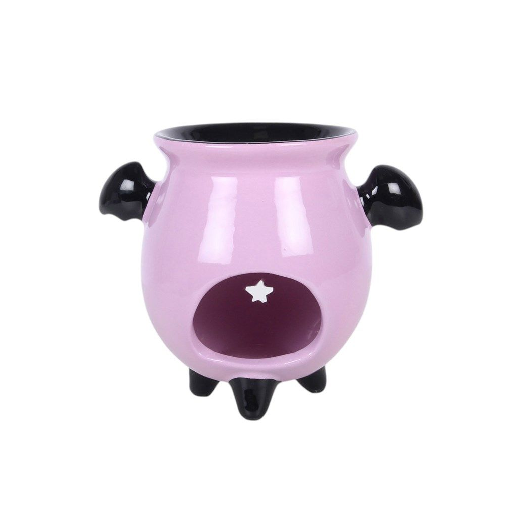 Pastel Bat Brew Cauldron Oil Burner