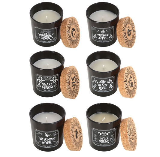 Set of 6 Midnight Ritual Candles