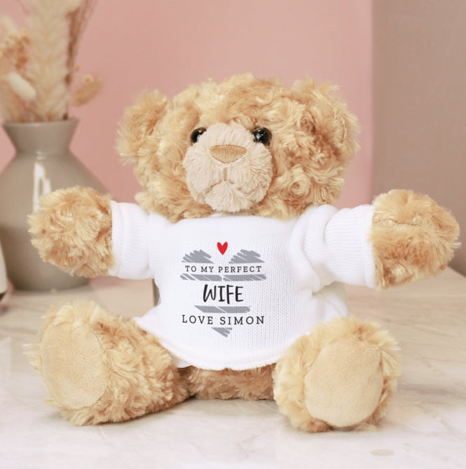 Personalised Valentine's Day Teddy Bear