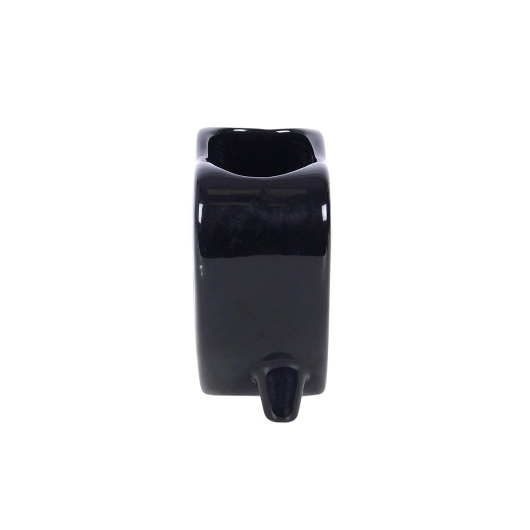 Black Planchette Flower Vase