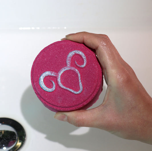 Set of Zodiac Bath Fizzers with Horoscope - Aries
