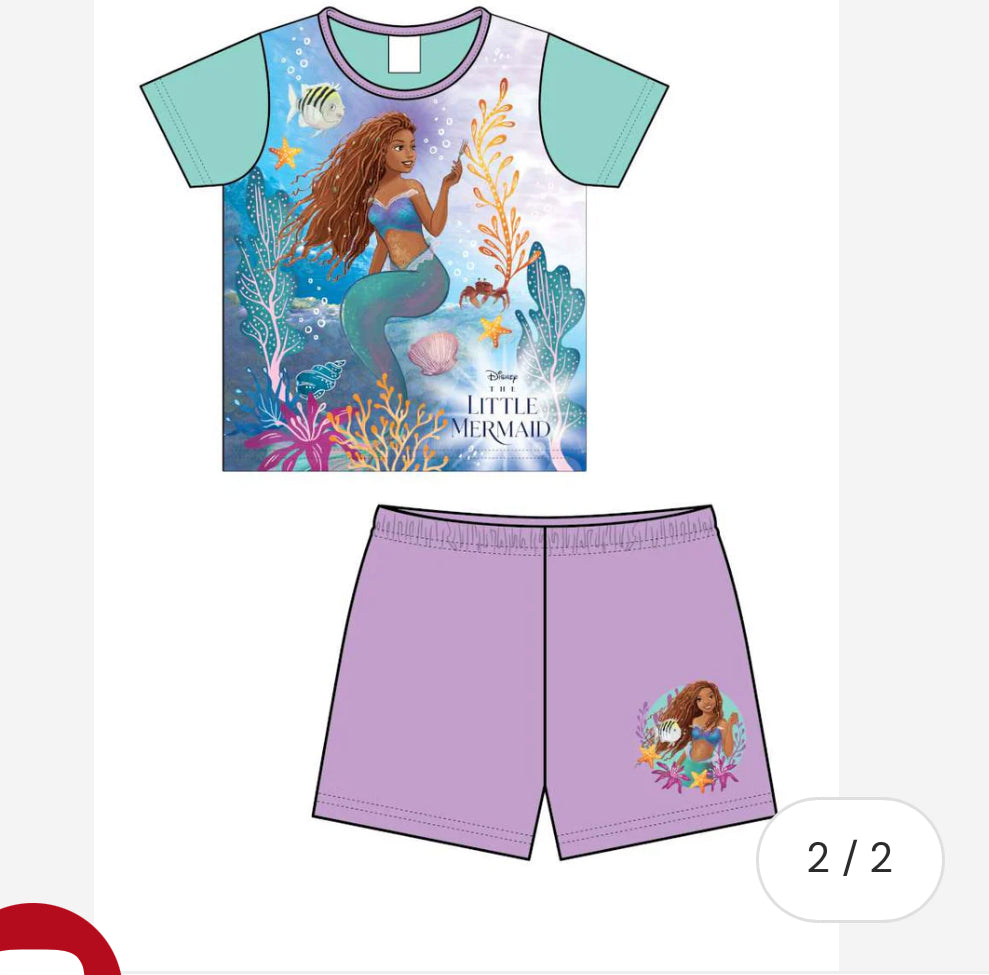 THE LITTLE MERMAID SHORTS