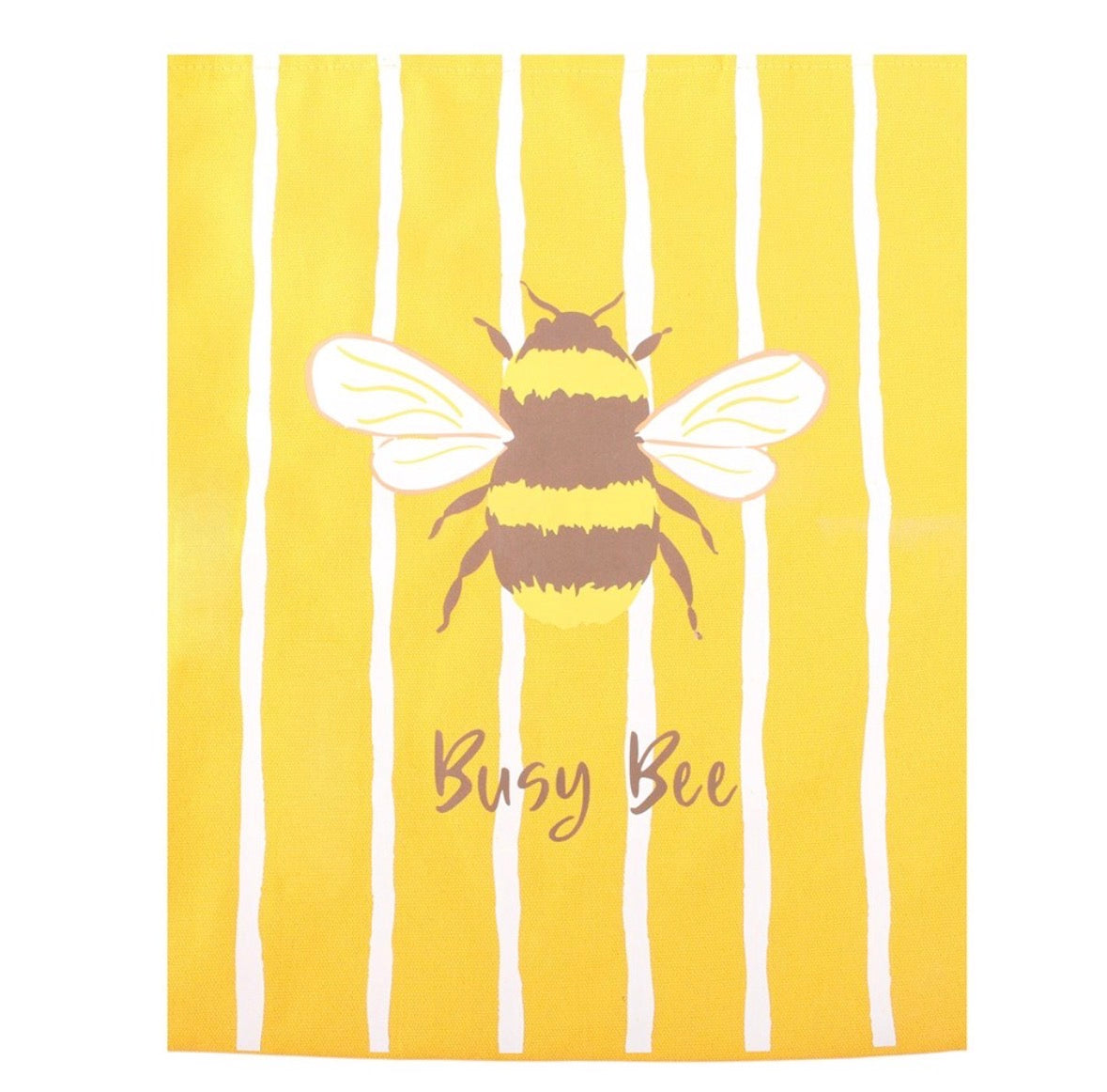 Striped Busy Bee Tote Bag
