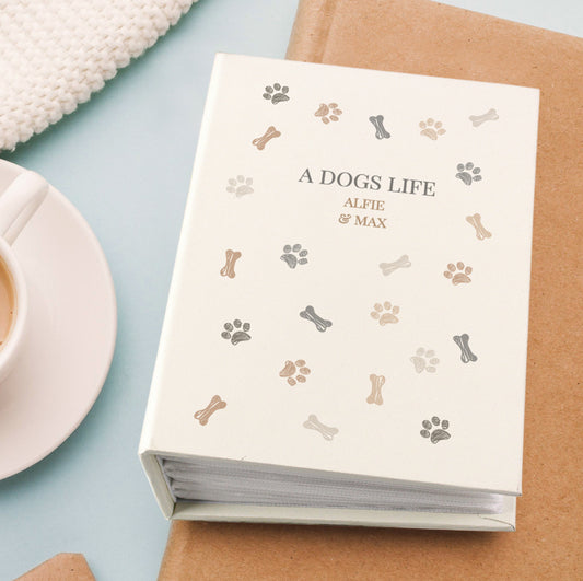Personalised Dogs 6x4 Photo Album with Sleeves