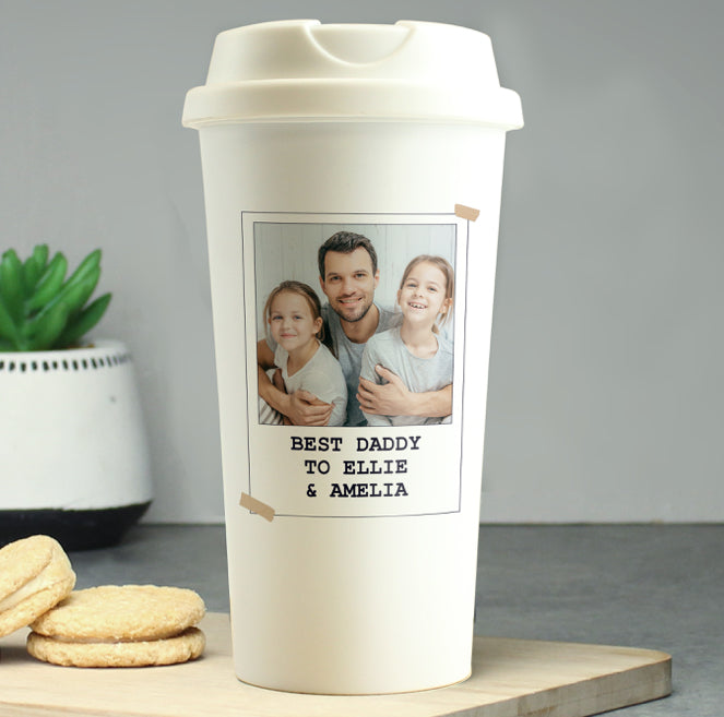 Personalised Photo Upload Travel Mug