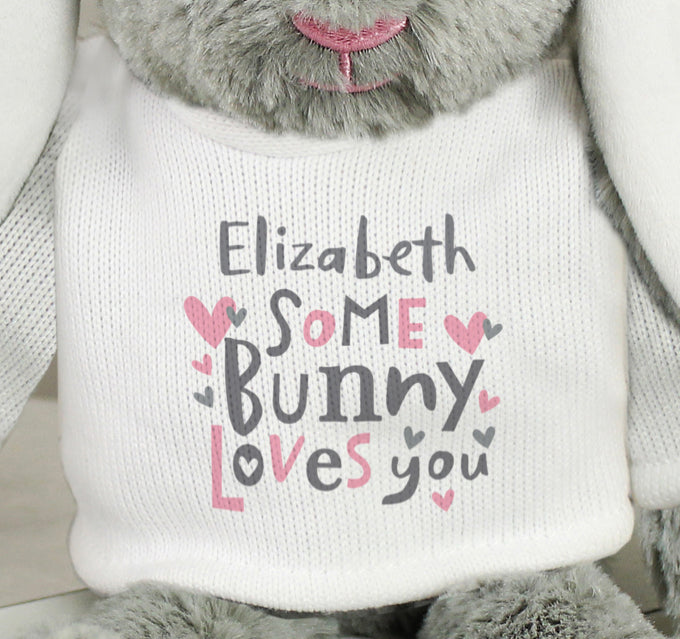 Personalised Some Bunny Loves You Bunny Rabbit