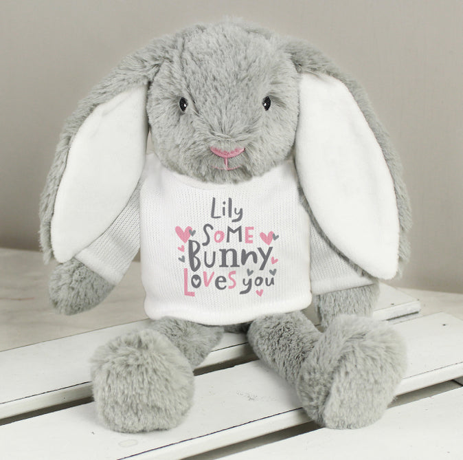 Personalised Some Bunny Loves You Bunny Rabbit