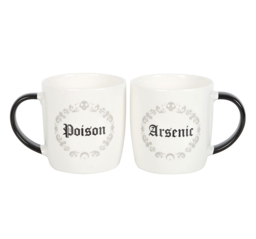Poison and Arsenic Couples Mug Set