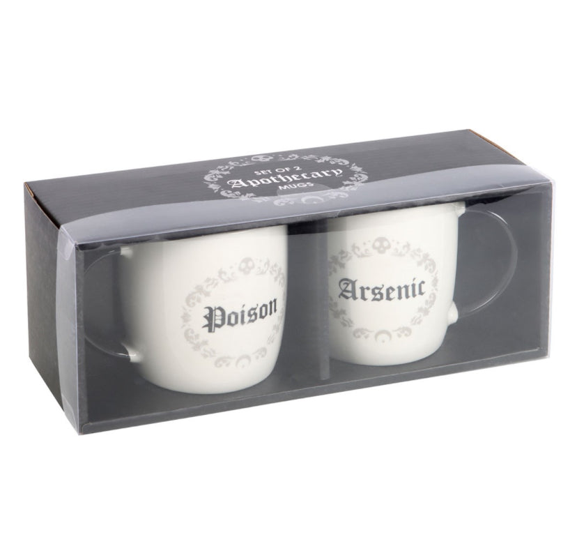 Poison and Arsenic Couples Mug Set
