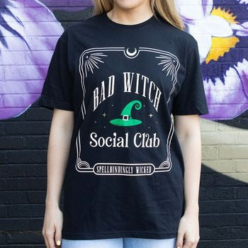 Green Bad Witch Social Club Unisex T-shirt