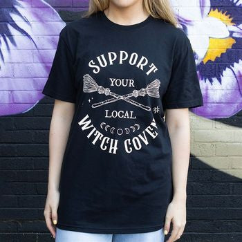 Support Your Local Witch Coven Unisex T-shirt