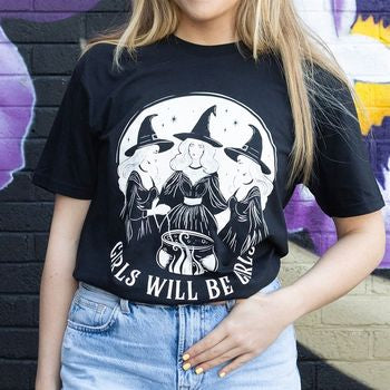 Girls Will Be Girls Witchy Unisex T-shirt