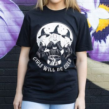 Girls Will Be Girls Witchy Unisex T-shirt