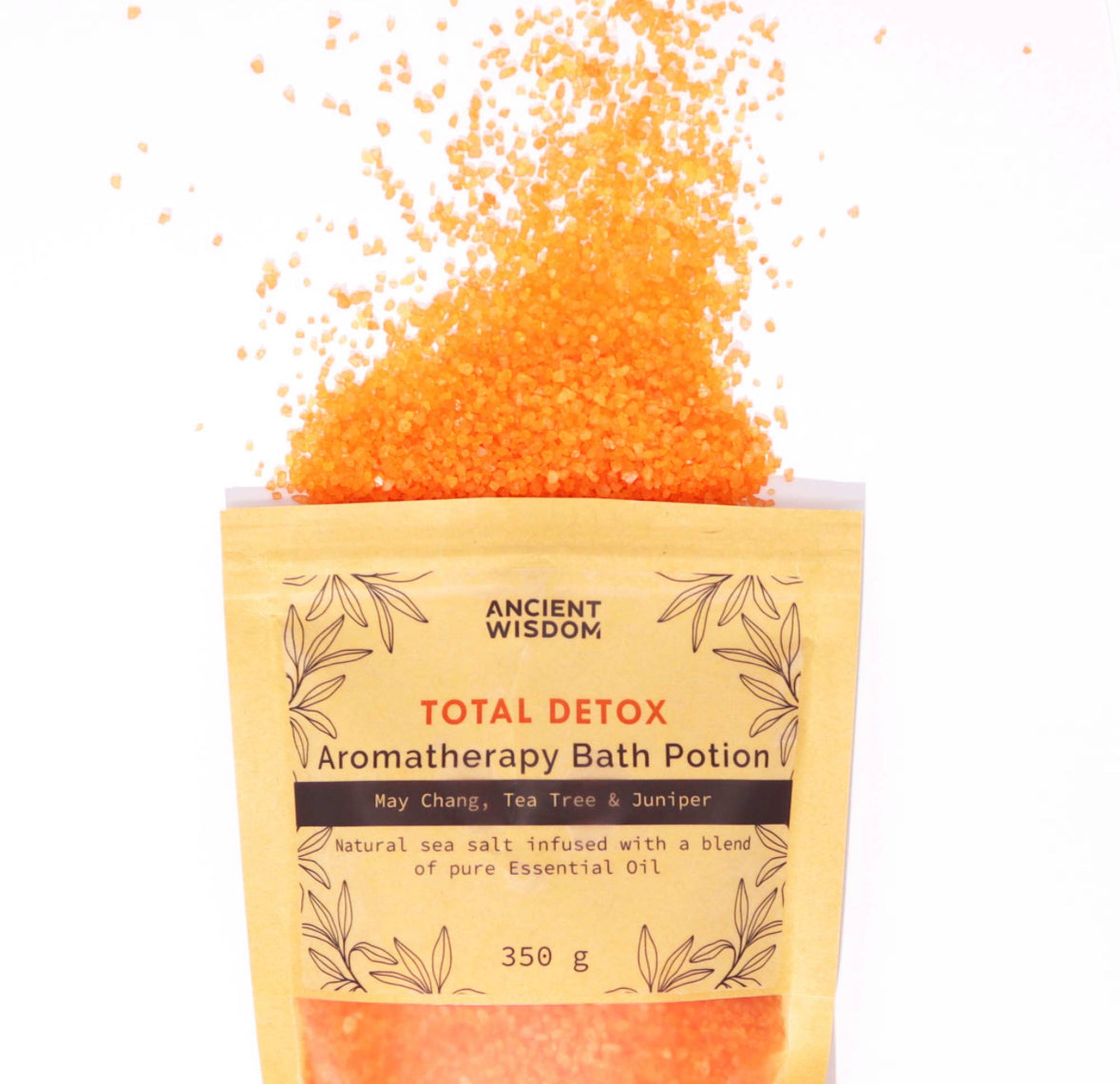 Aromatherapy Bath Potion in Kraft Bag 350g - Total Detox