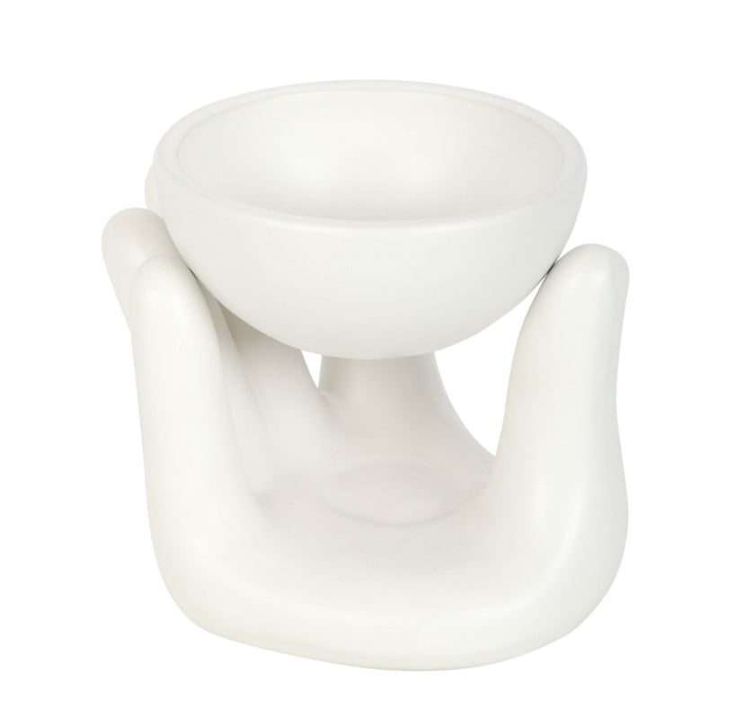 White Hand Ceramic Oil Burner