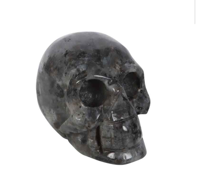 Black Labradorite Crystal Skull