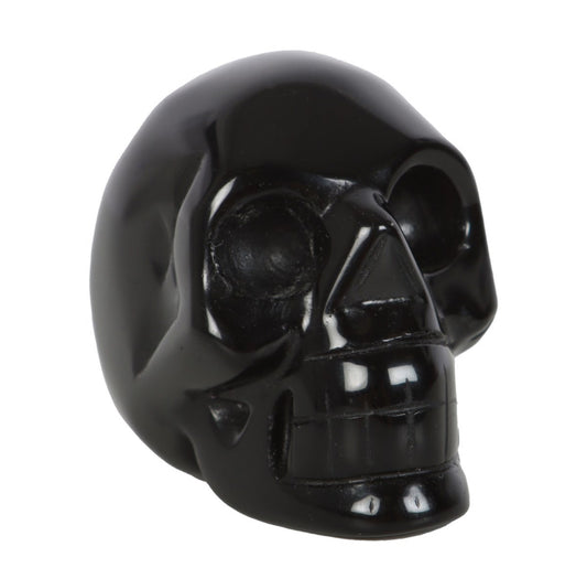 Black Obsidian Crystal Skull