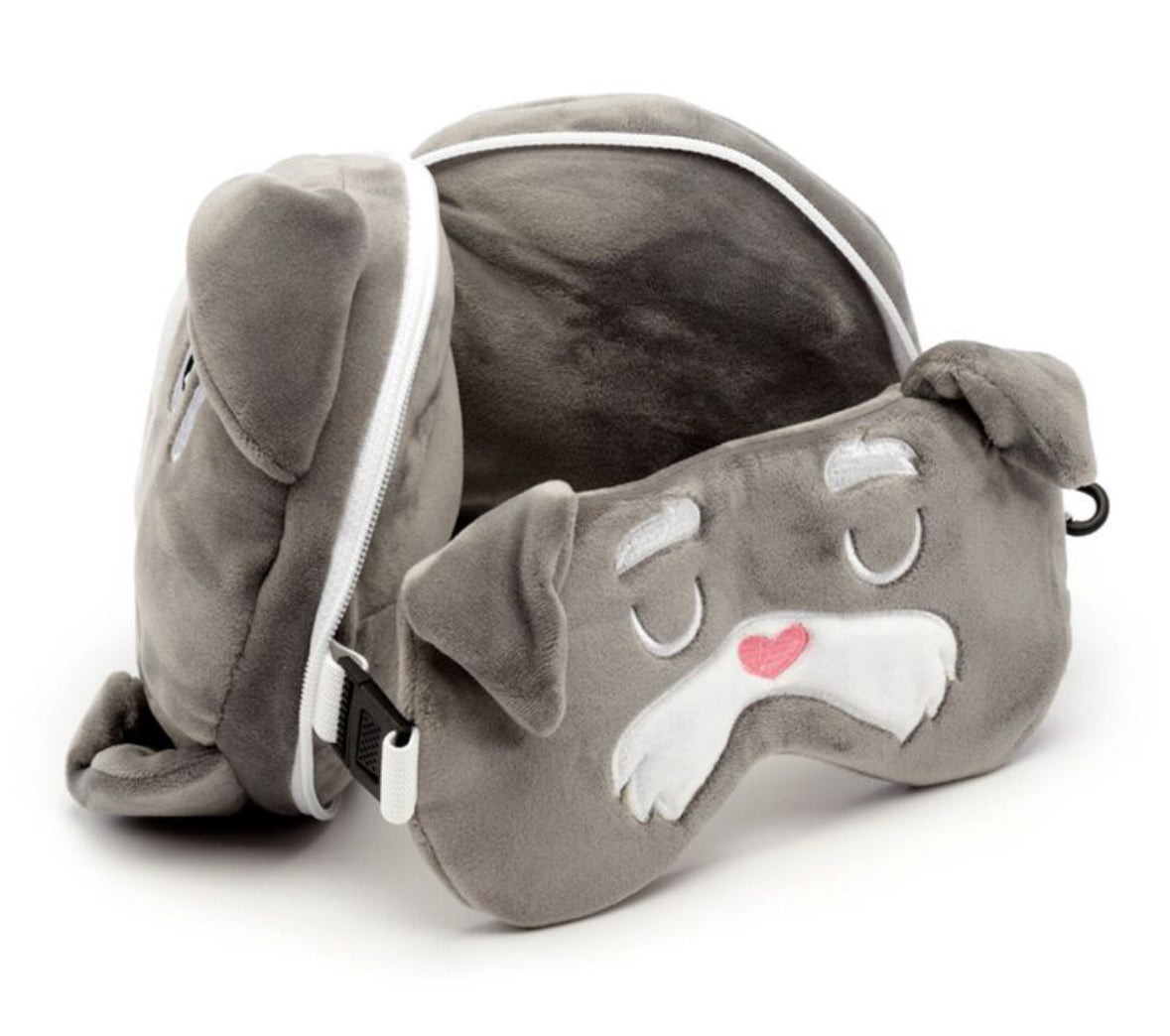 Relaxeazzz Travel Pillow & Eye Mask - Dog Squad