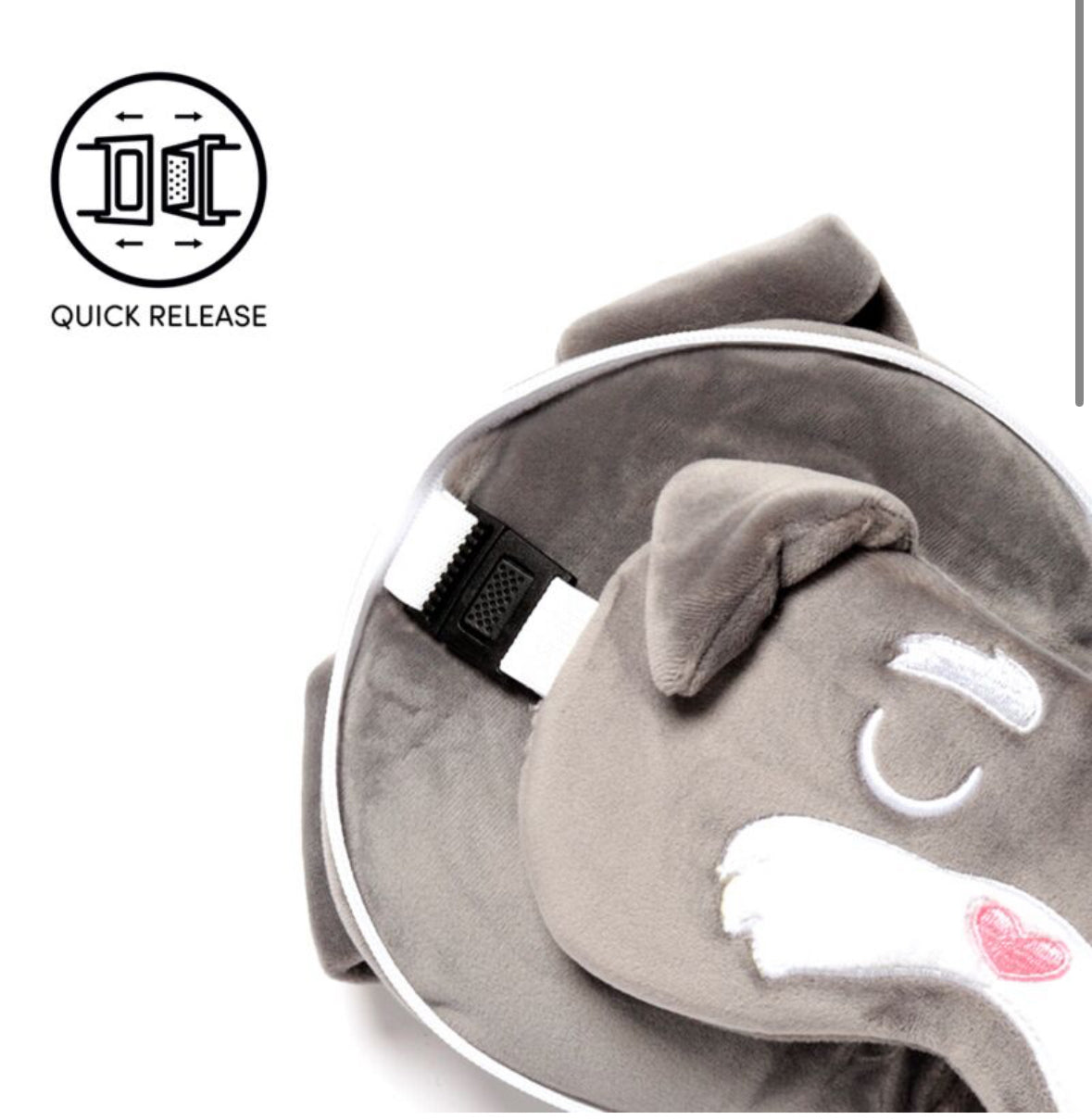 Relaxeazzz Travel Pillow & Eye Mask - Dog Squad