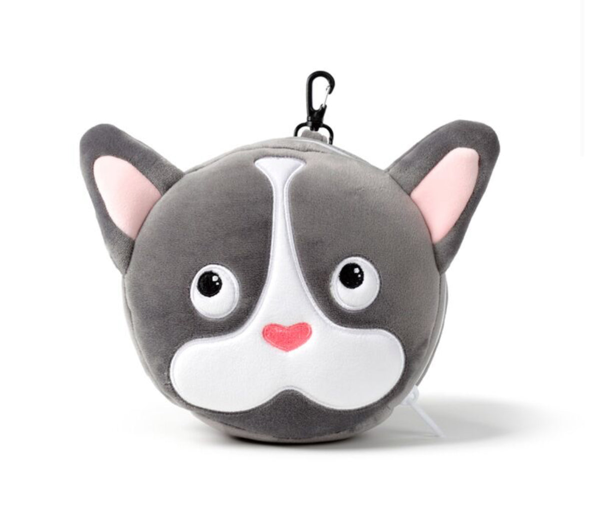 Relaxeazzz Travel Pillow & Eye Mask - French Bulldog
