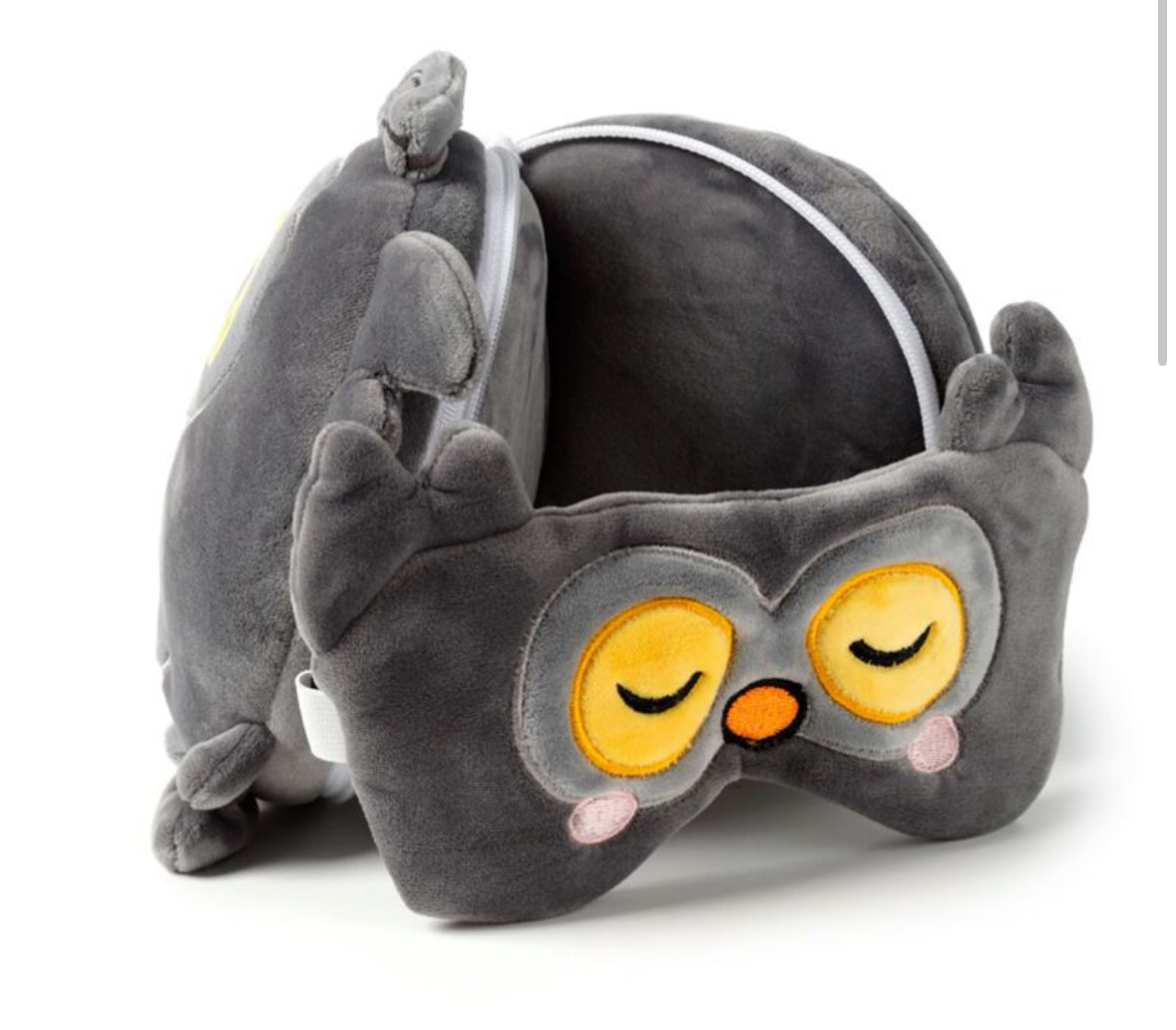 Relaxeazzz Travel Pillow & Eye Mask - Adoramals Winston the Owl