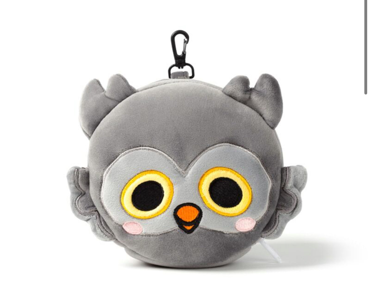 Relaxeazzz Travel Pillow & Eye Mask - Adoramals Winston the Owl