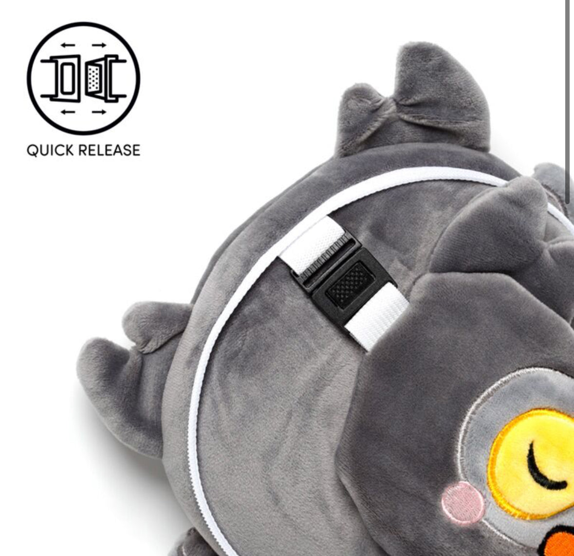 Relaxeazzz Travel Pillow & Eye Mask - Adoramals Winston the Owl