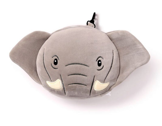 Relaxeazzz Travel Pillow & Eye Mask - Elephant