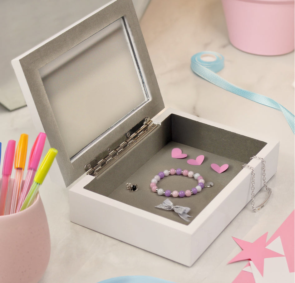Personalised Bow Jewellery Box