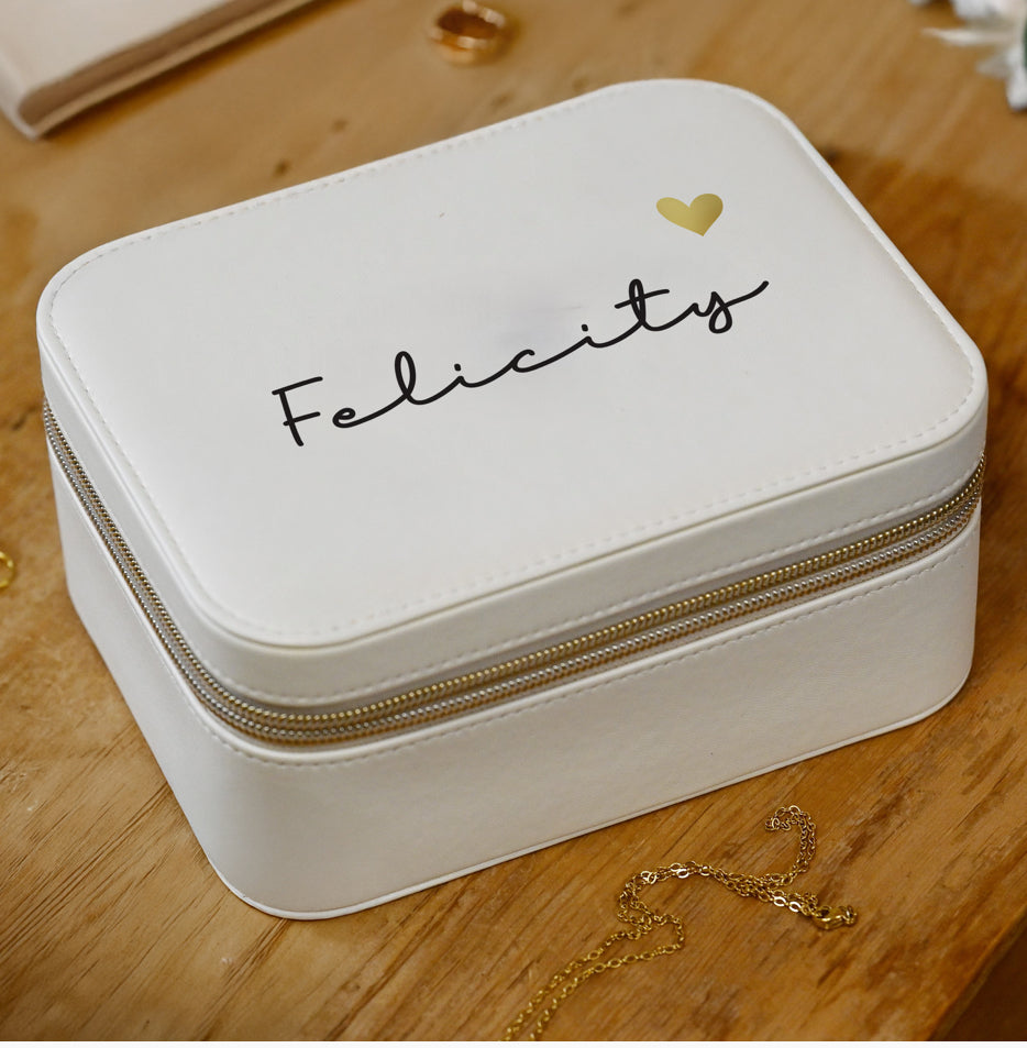 Personalised Travel Jewellery Box