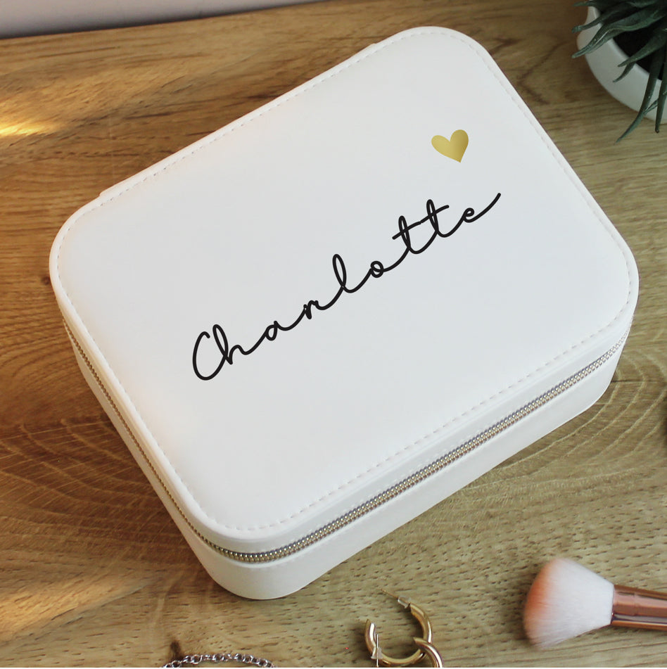 Personalised Travel Jewellery Box